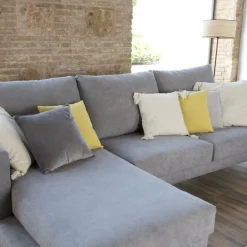 Banak Sofás Con Chaise Longue^Boss Gris