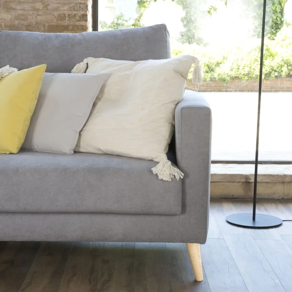Banak Sofás Con Chaise Longue^Boss Gris