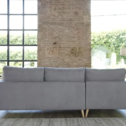 Banak Sofás Con Chaise Longue^Boss Gris