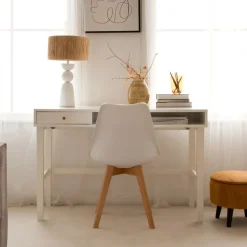 Banak Mesas De Escritorio^Ceilan Blanco