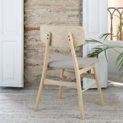 Banak Sillas De Madera^Crux Natural Topo