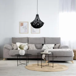 Banak Sofás Con Chaise Longue^Dandy Gris