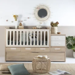 Banak Camas Abatibles Y Cunas^Doroty Color Madera Personalizable