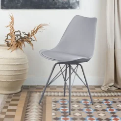 Banak Sillas Modernas^Elion Gris