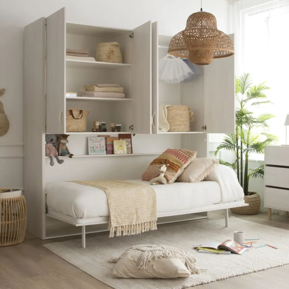 Banak Camas Abatibles Y Cunas^Hansel Color Madera Personalizable
