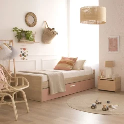 Banak Camas Nido Y Literas^Hansel Color Madera Personalizable
