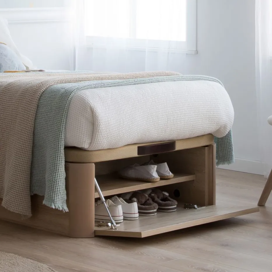 Banak Camas Abatibles Y Cunas^Kamila Color Madera Personalizable