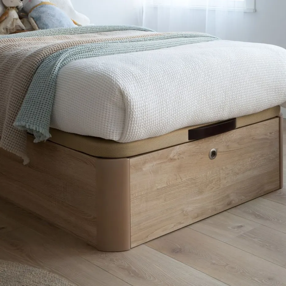 Banak Camas Abatibles Y Cunas^Kamila Color Madera Personalizable