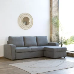 Banak Sofás Cama^Kubor Gris