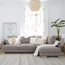 Banak Sofás Con Chaise Longue^Luxor Color Tejido Personalizable