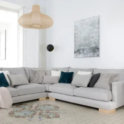 Banak Sofás Con Chaise Longue^Luxor Color Tejido Personalizable