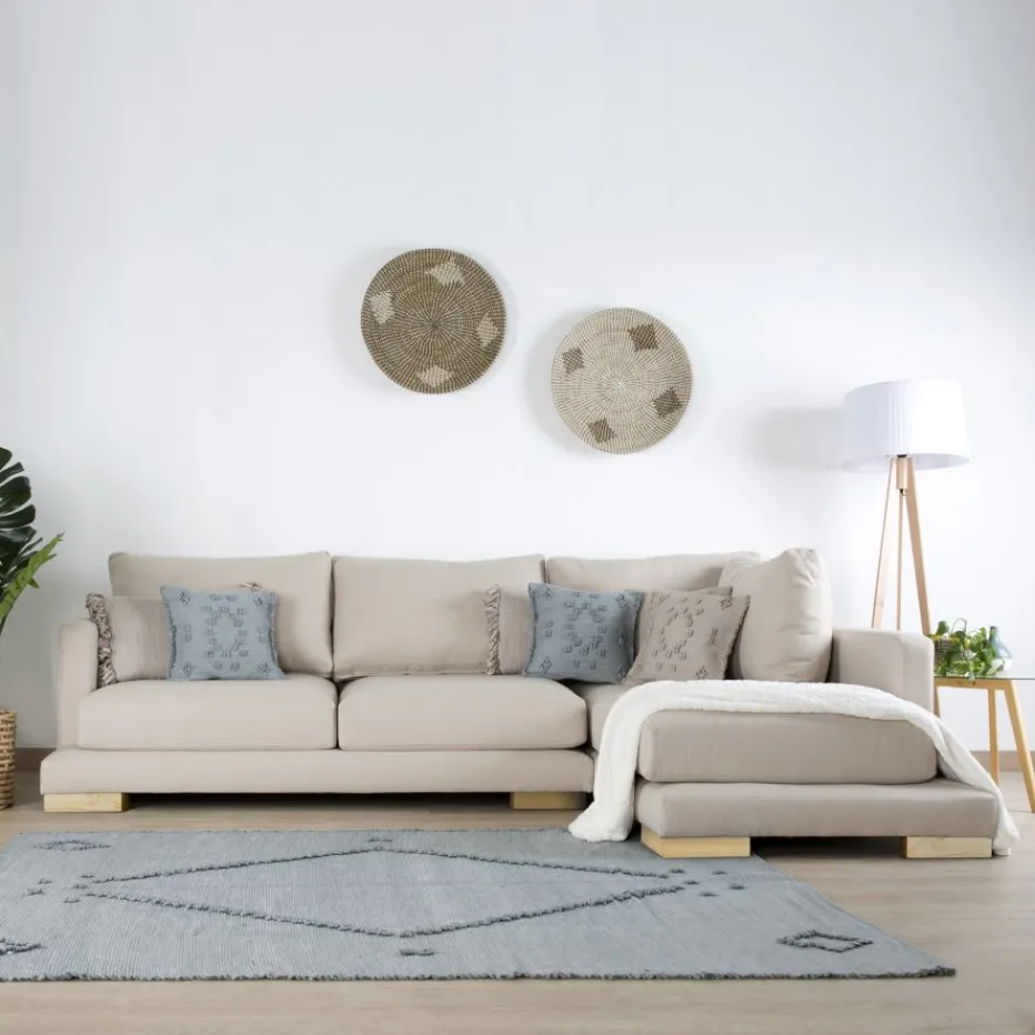 Banak Sofás Con Chaise Longue^Luxor Color Tejido Personalizable