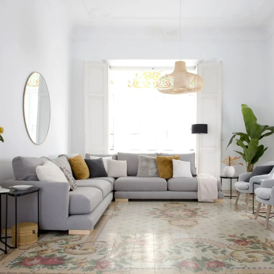 Banak Sofás Con Chaise Longue^Luxor Color Tejido Personalizable