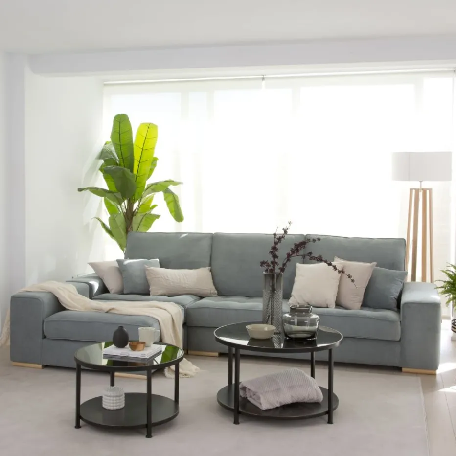 Banak Sofás Con Chaise Longue^Moa Color Tejido Personalizable