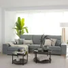 Banak Sofás Con Chaise Longue^Moa Color Tejido Personalizable