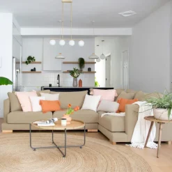 Banak Sofás Rinconera^Monza Beige