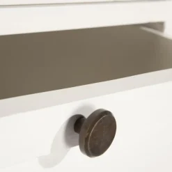 Banak Aparadores Y Vitrinas^Nantes Blanco Pincelado