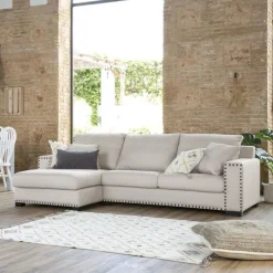 Banak Sofás Con Chaise Longue^Rabat Color Tejido Personalizable