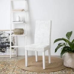 Banak Sillas Blancas^Round Blanco Envejecido