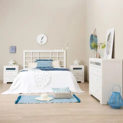 Banak Cabeceros De Madera^Tribeca Blanco
